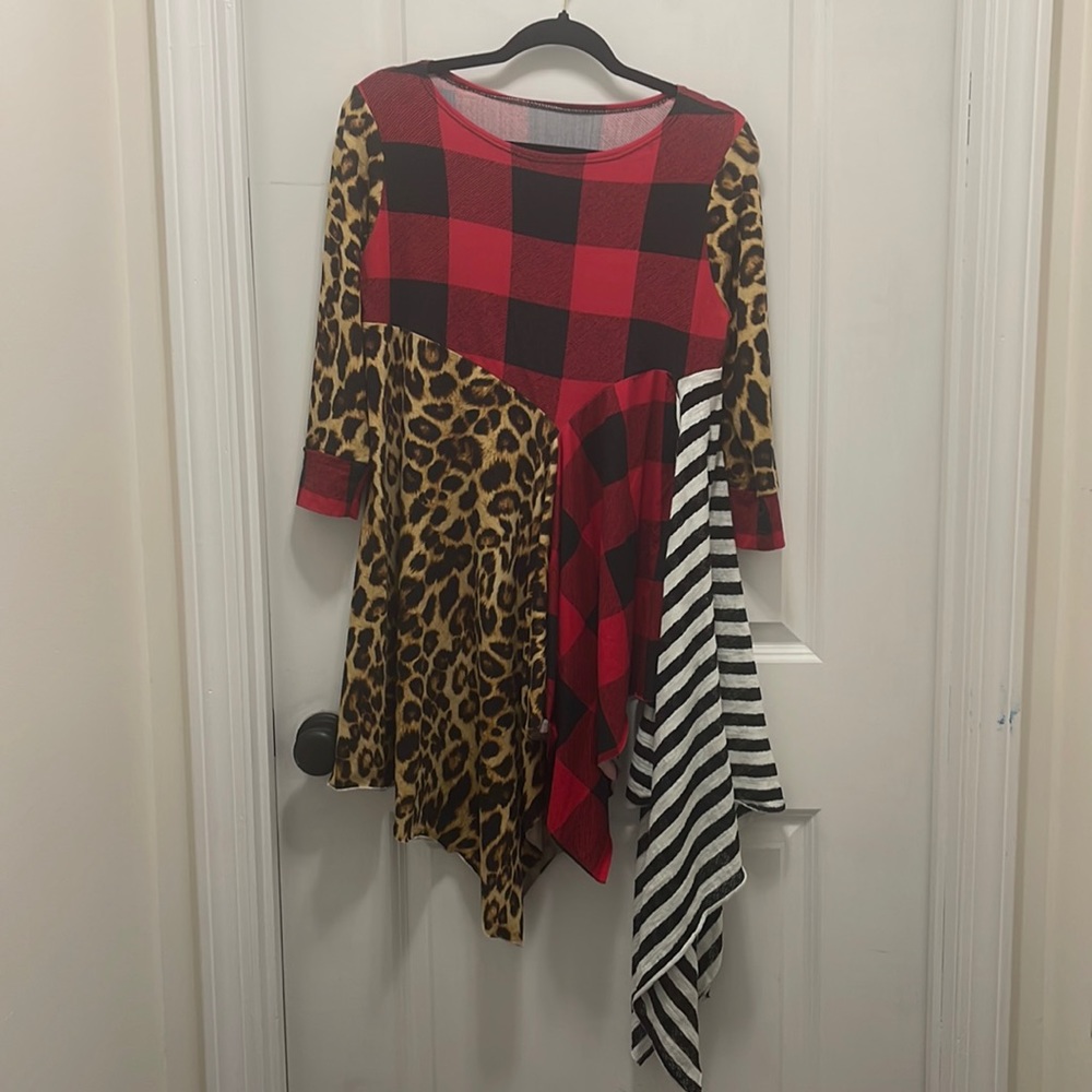 Ladies Mixed Print Custom Top